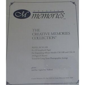 Creative Memories 8x10 Scrapbook Pages Refill RCM-10R by Creative Memories